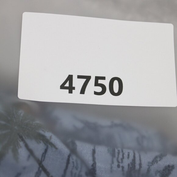 Lucky Brand AOP Camp Shirt Mens Small Blue Linen/Viscose Blend S/S Loop Collar - Picture 13 of 13